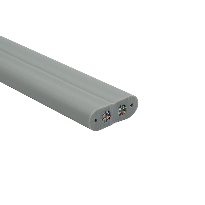 Cáp phẳng thang máy có dây thép và 2 cáp vá Cat6